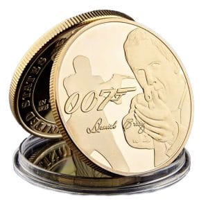 007 James Bond Walther PPK Death Spiral Sniper Scope Commemorative Gold Coin All Products 007 James Bond Walther PPK Death Spiral Sniper Scope Commemorative Gold Coin All Products