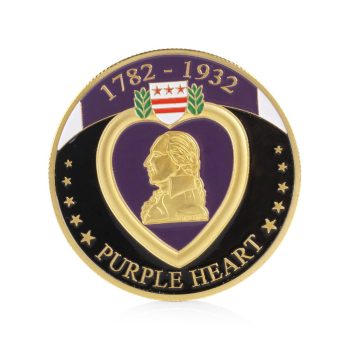 Purple Heart Military Merit Division Challenge Coin Challenge Coins