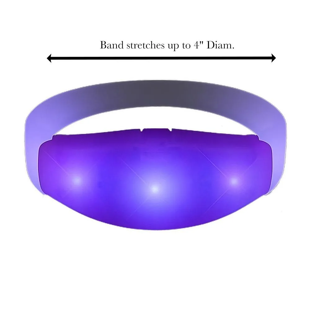 Rubber Frosted Purple Bracelet All Products 6