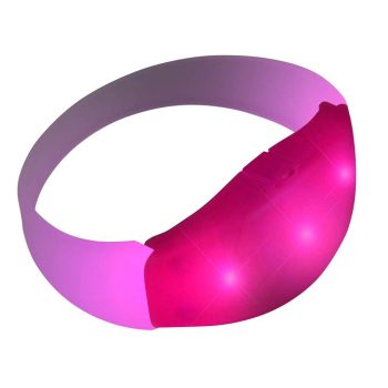 Rubber Frosted Pink Bracelet Colors