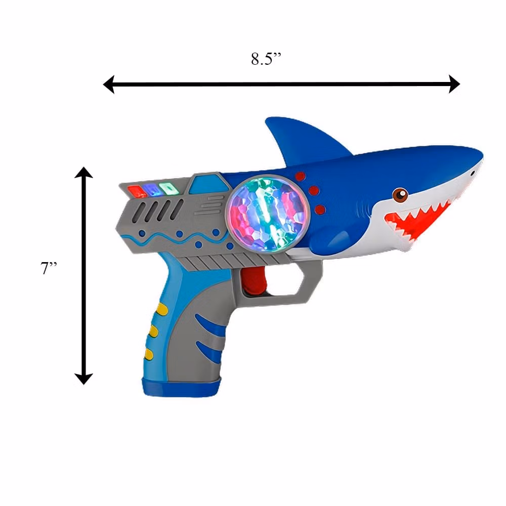 Light Up Spinning Shark Prism Gun No Sound All Products 6