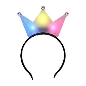 3 Jeweled Multicolor Princess Crown Headbands All Products