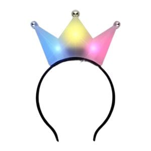 3 Jeweled Multicolor Princess Crown Headbands All Products
