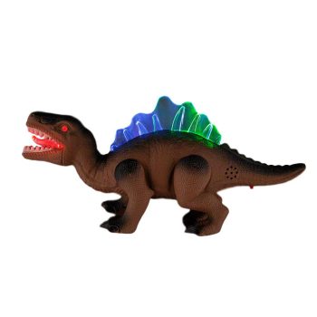 Realistic Musical T Rex Light Up Crawling Dinosaur Brown Colors