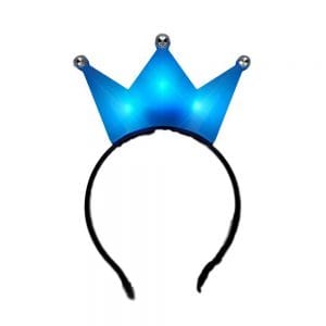 3 Jeweled Blue Princess Crown Headbands All Products