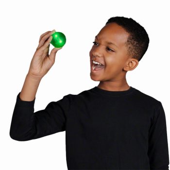 LED Impact Activated Bouncy Ball Green Colors