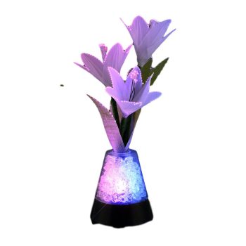 Fiber Optic Flowers with Light Up Gemstones Centerpiece USB All Products