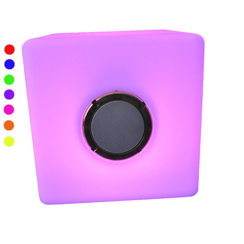 12 Inch Color Changing Cube Furniture with Bluetooth Speaker All Products 4