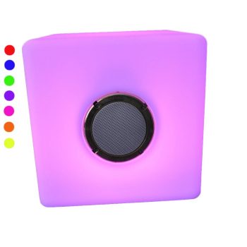 16 Inch Color Changing Cube Furniture with Bluetooth Speaker All Products