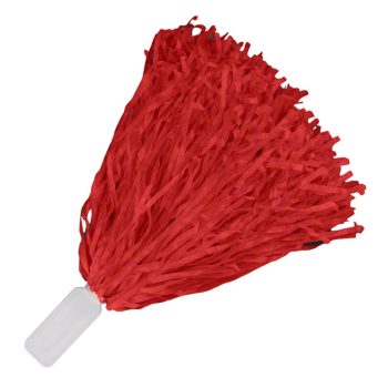 Non Light Up Short Handle Cheer Pom poms Red All Products