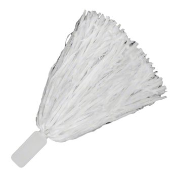 Non Light Up Short Handle Cheer Pom poms White All Products
