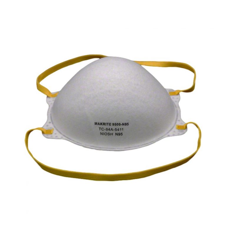 Makrite N95 Disposable White Respirator Face Mask Pack Of 20 