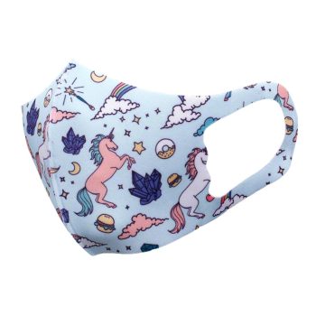 Unicorn Little Ponies Kid Sized Soft Stretchable Face Mask All Products