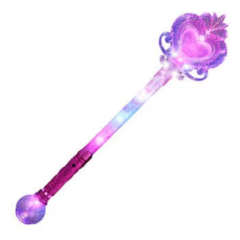 Light Up Huge Heart Prism Scepter Wand All Products
