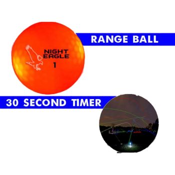 30 Second LED Golf Ball Pack of 24 Red Golf