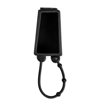 Black Silicone Hand Sanitizer Bottle Holder Pack of 6 All Products
