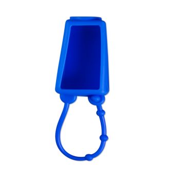 Blue Silicone Hand Sanitizer Bottle Holder Pack of 6 Coronavirus Covid 19 Supplies