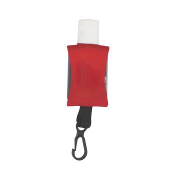Pack of 150 1 Ounce Sanitizer Gel with Red Neoprene Holder All Products