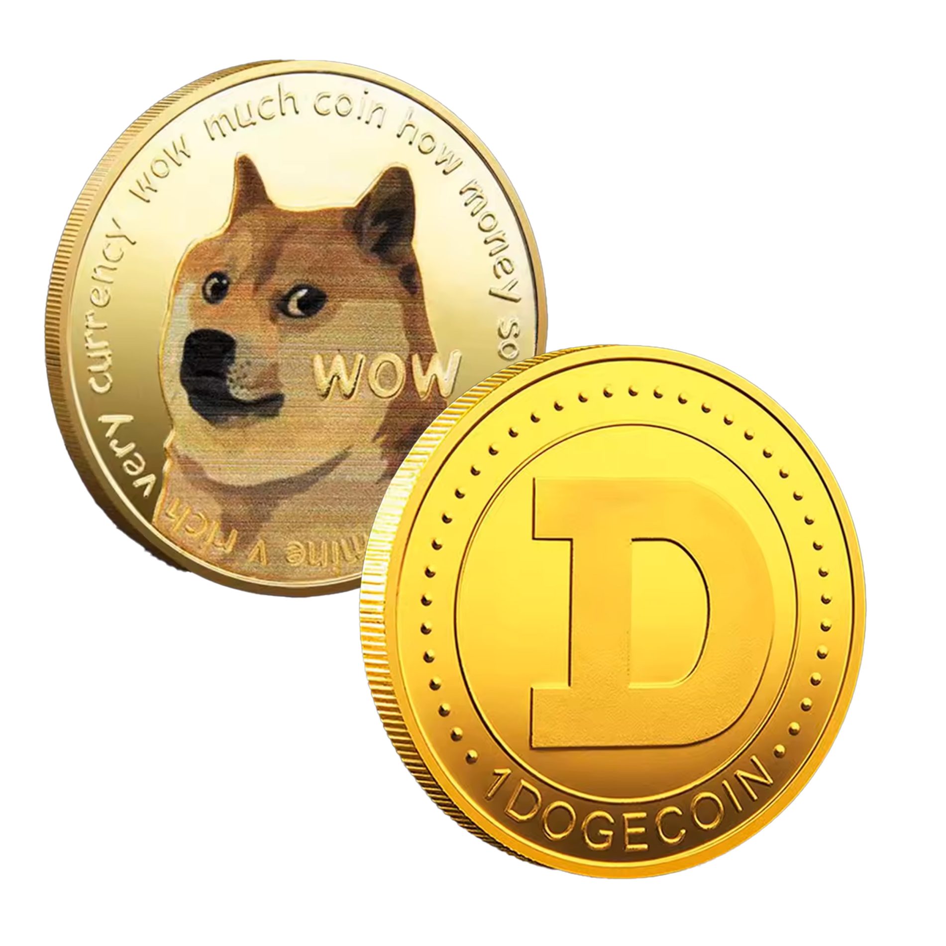 Dogecoin 24k Gold Plated Cryptocurrency Commemorative Collector for Decoration All Products 6