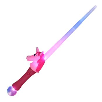 Light Up Expandable Unicorn Saber Prism Sword Halloween Light Up Swords