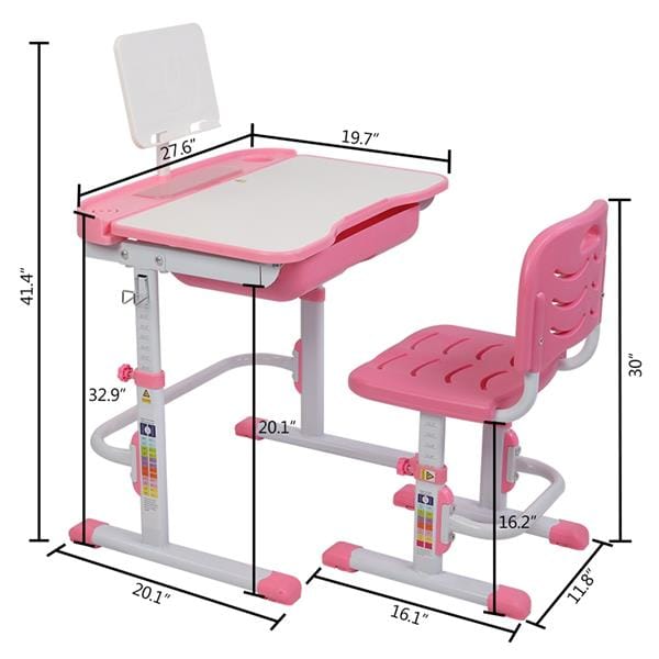 70cm Study Table and Chair for Toddlers with Lifting Method Pink All Products 70cm Study Table and Chair for Toddlers with Lifting Method Pink All Products 3