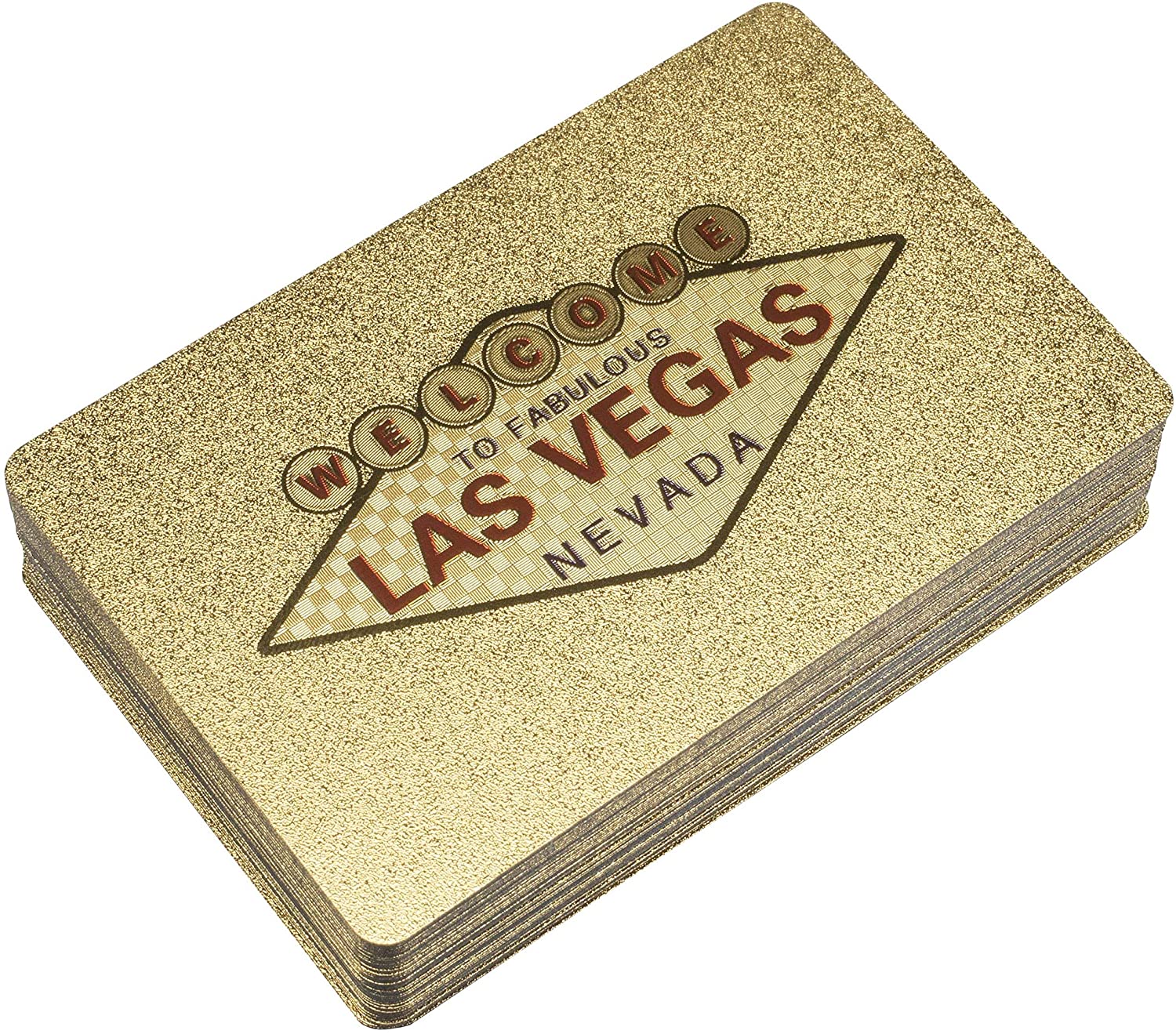 Welcome to Fabulous Las Vegas Nevada 24k Gold Foil Plated Waterproof Playing Cards 24K Gold and Silver Plated Replica Bills 6