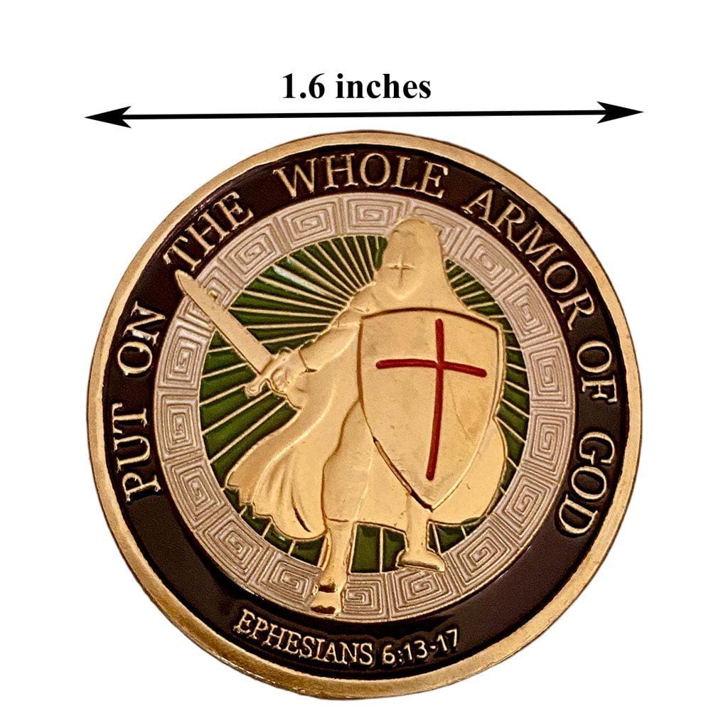 Put On The Whole Armor Of God Coin
