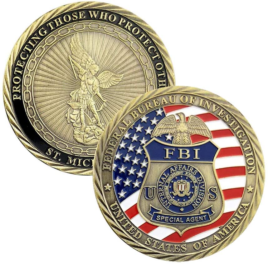 US FBI Special Agent Saint Michael Challenge Commemorative Coin All Products 5