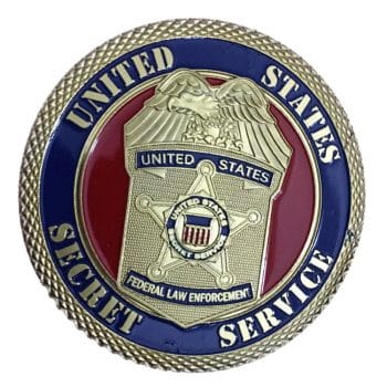 United States Secret Service Gold Plated Commemorative Coin All Products