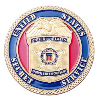 United States Secret Service Gold Plated Commemorative Coin All Products