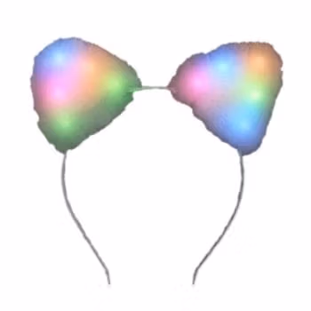 Multicolor LED Soft Cat Ears Headband All Products
