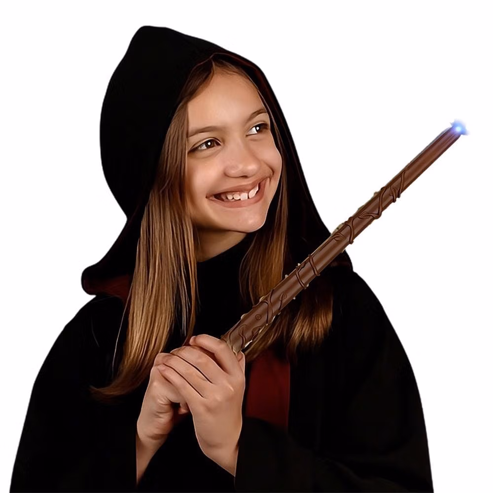 Enchanted Mystic Magic Wizard Light Up Musical Wand Dark Brown All Products 3