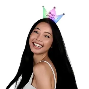 Happy New Year 3 Jeweled Multicolor Princess Crown Headbands All Products