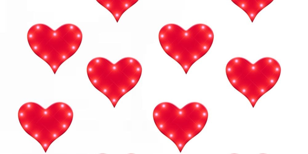 Pack of 12 Red Heart Flashing Battery Operated Body Light Lapel Pins All Products