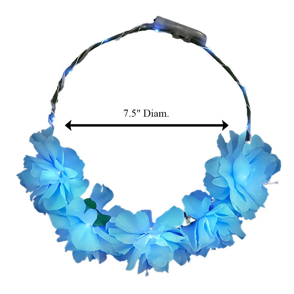 Light Up Perfect Sky Blue Fairy Halo Crown All Products 5