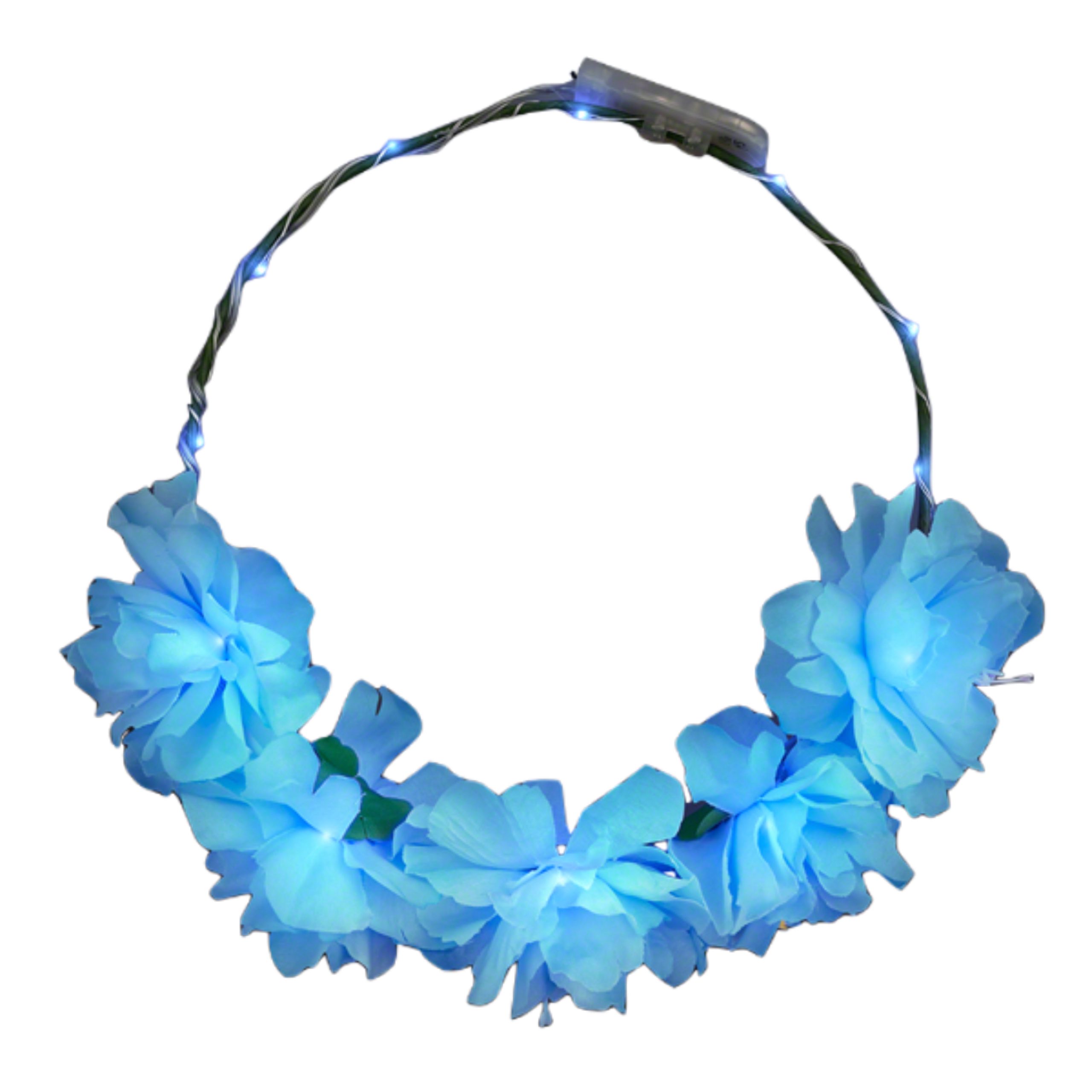 Light Up Perfect Sky Blue Fairy Halo Crown | Best Glowing Party Supplies