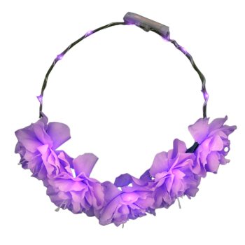 Light Up Perfect Bloom Purple Glowing Fairy Halo Crown All Products