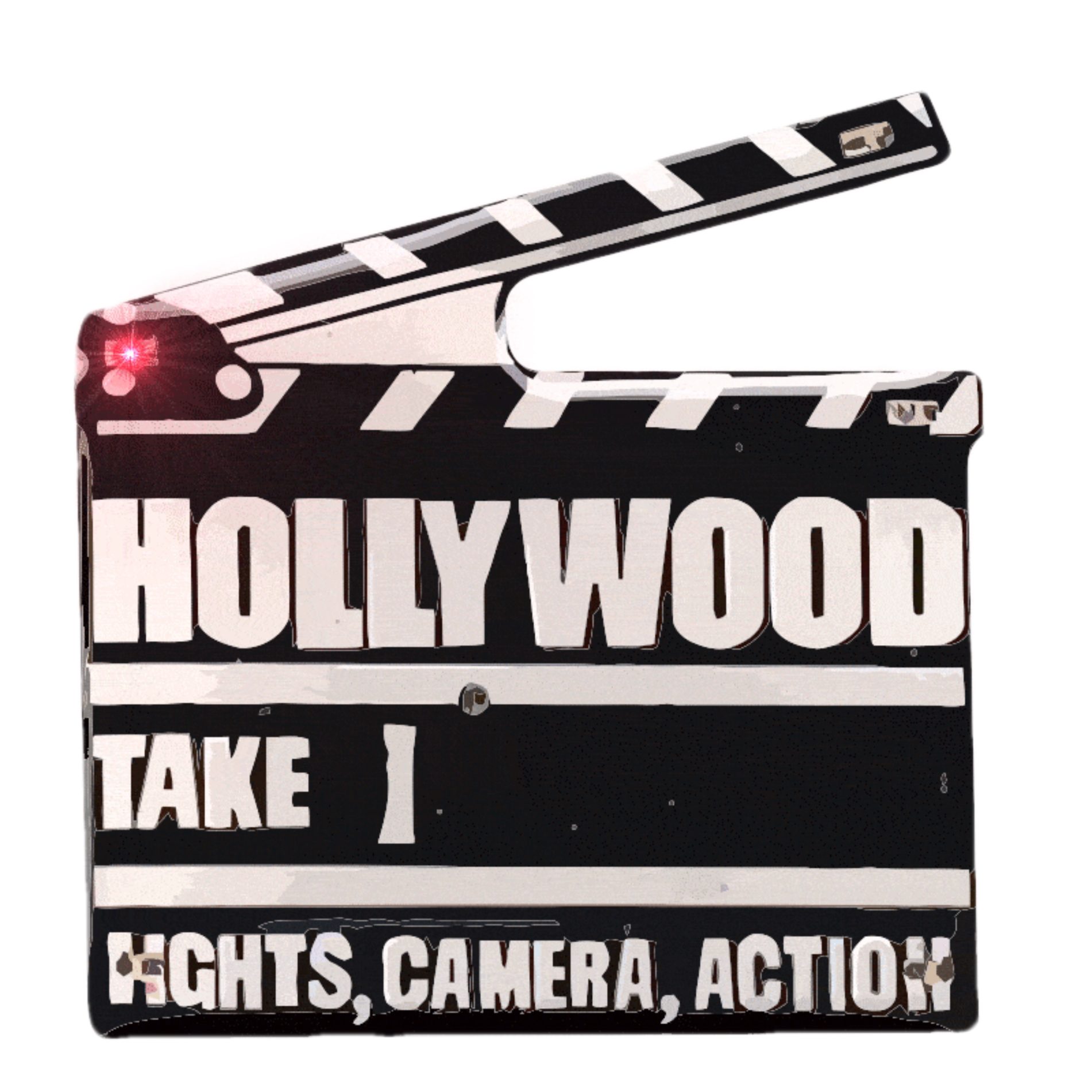 Pack of 12 Hollywood Clapboard Flashing Body Light Lapel Pins All Body Lights and Blinkees 5