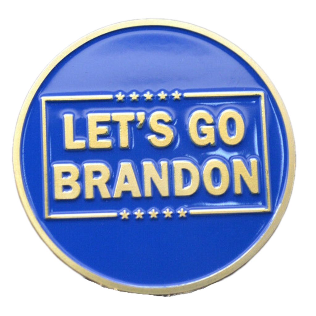 LET’S GO BRANDON 2024 SAVE AMERICA BACK Donald Trump Gold on Gold