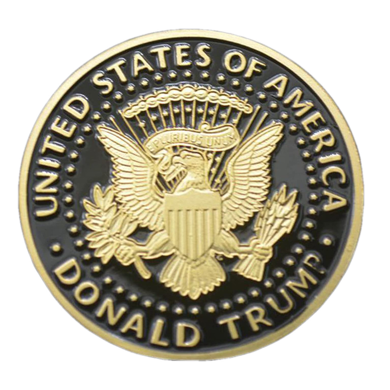 2024 SAVE AMERICA AGAIN Donald Trump Black on Gold Plated Collection Coin All Products 4