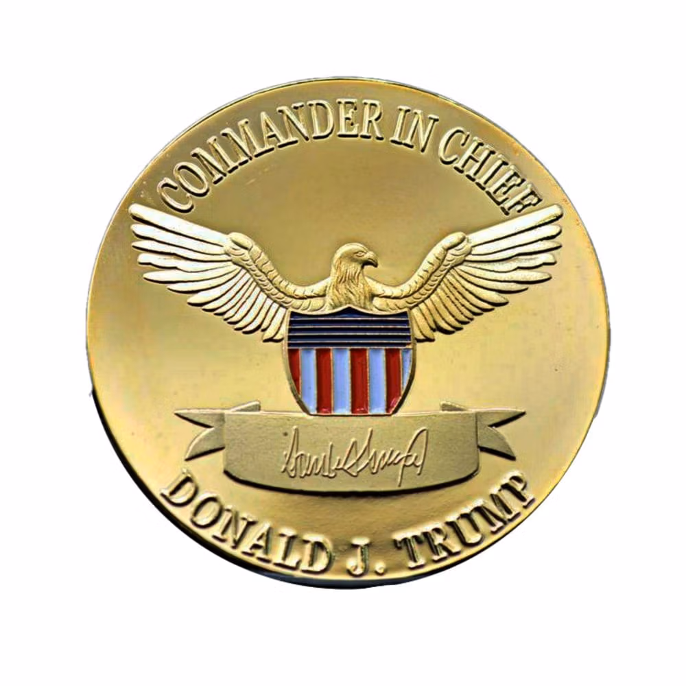 2024 TAKE AMERICA BACK Commander in Chief Donald Trump Gold on Gold Plated Collectible Coin All Products 4