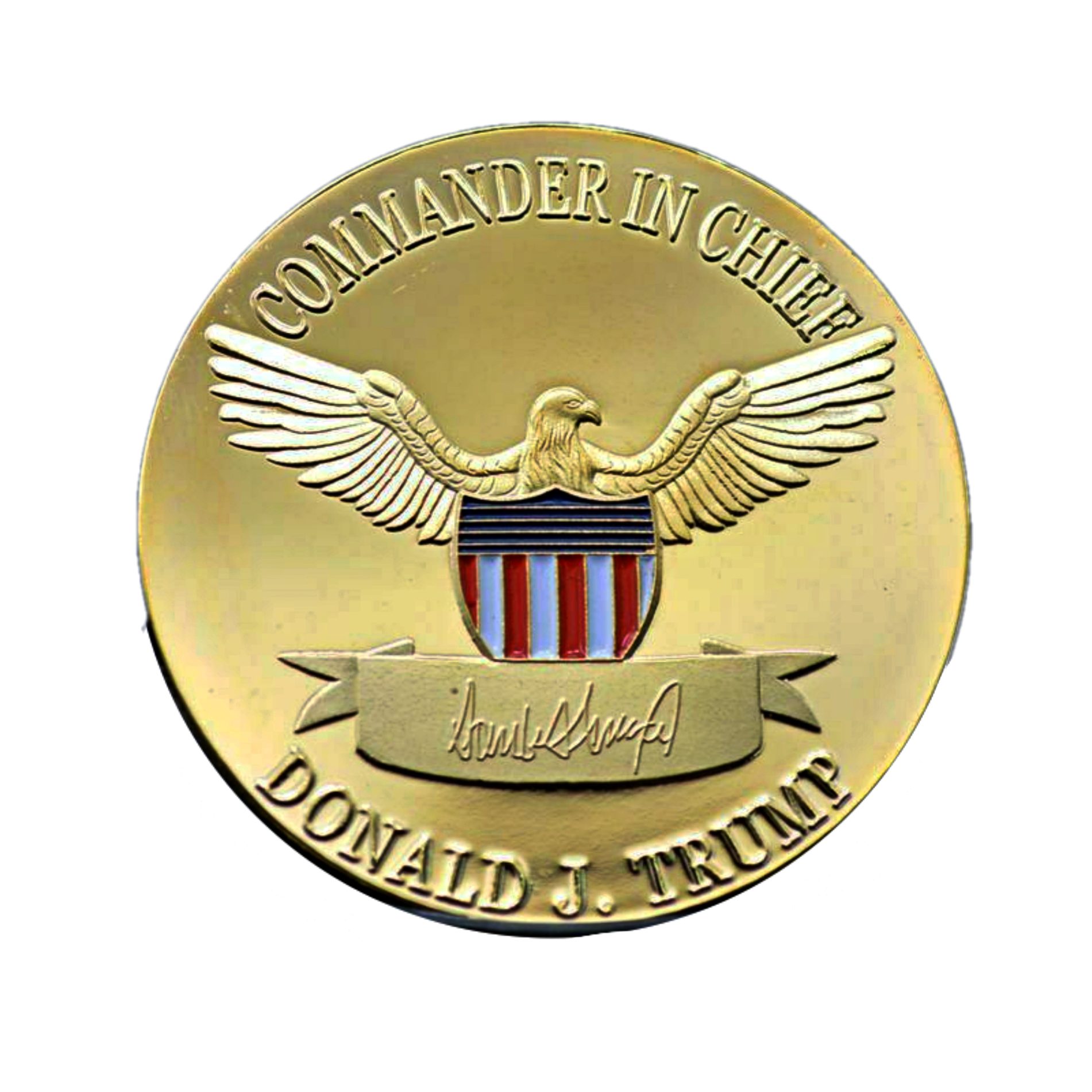 2024 TAKE AMERICA BACK Commander in Chief Donald Trump Gold on Gold Plated Collectible Coin All Products 4