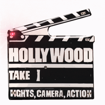 Pack of 12 Hollywood Clapboard Flashing Body Light Lapel Pins All Body Lights and Blinkees