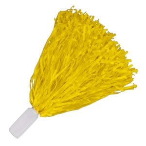 Non Light Up Short Handle Cheer Pom poms Yellow All Products