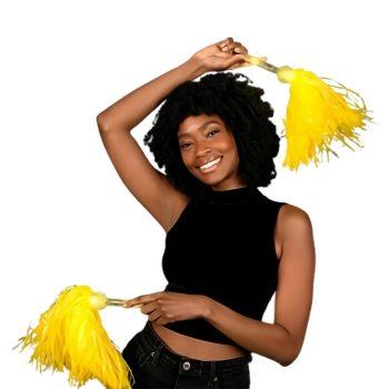 LED Team Spirit Pom Pom Yellow All Products 3