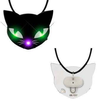 Assorted Halloween Light Up Flashing Body Light Charm Necklaces Pack of 25 All Body Lights and Blinkees