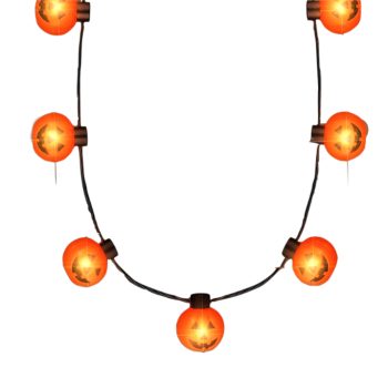 Light Up Huge Pumpkin String Charms Necklace All Products