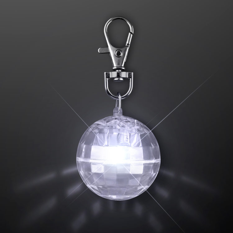 Light Up Projecting Disco Ball Backpack Pet Car Keychain White All Products 6