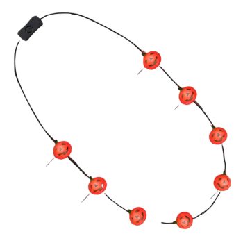 Light Up Small Pumpkin String Charms Necklace All Products