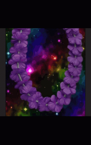 Light Up Hawaiian Flower Lei Necklace Purple All Products